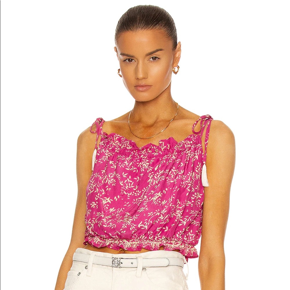 Natalie Martin Pink Floral Blouse